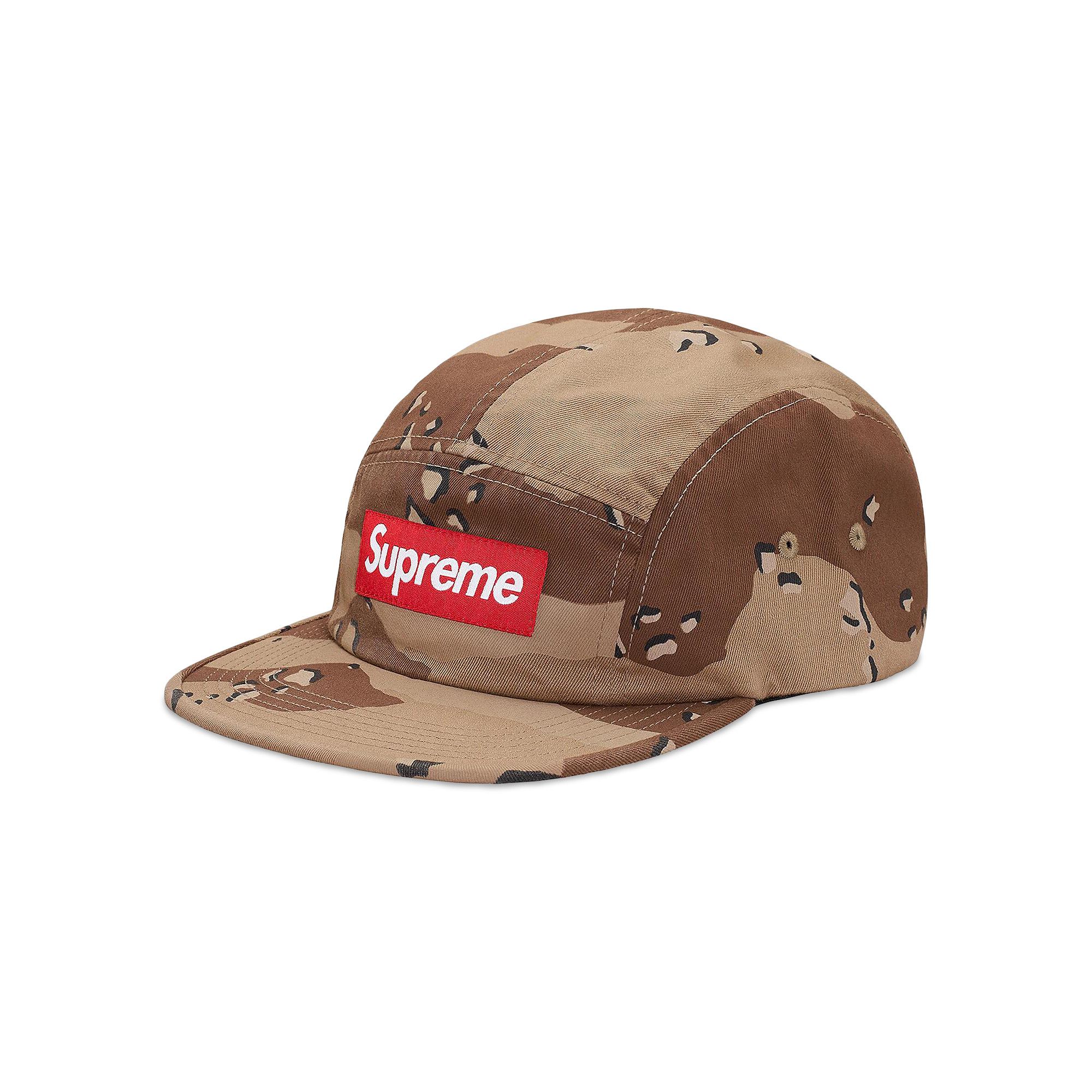 【国産】 Buy Supreme Camo 'Desert Cap Camp Twill Chino Washed 帽子