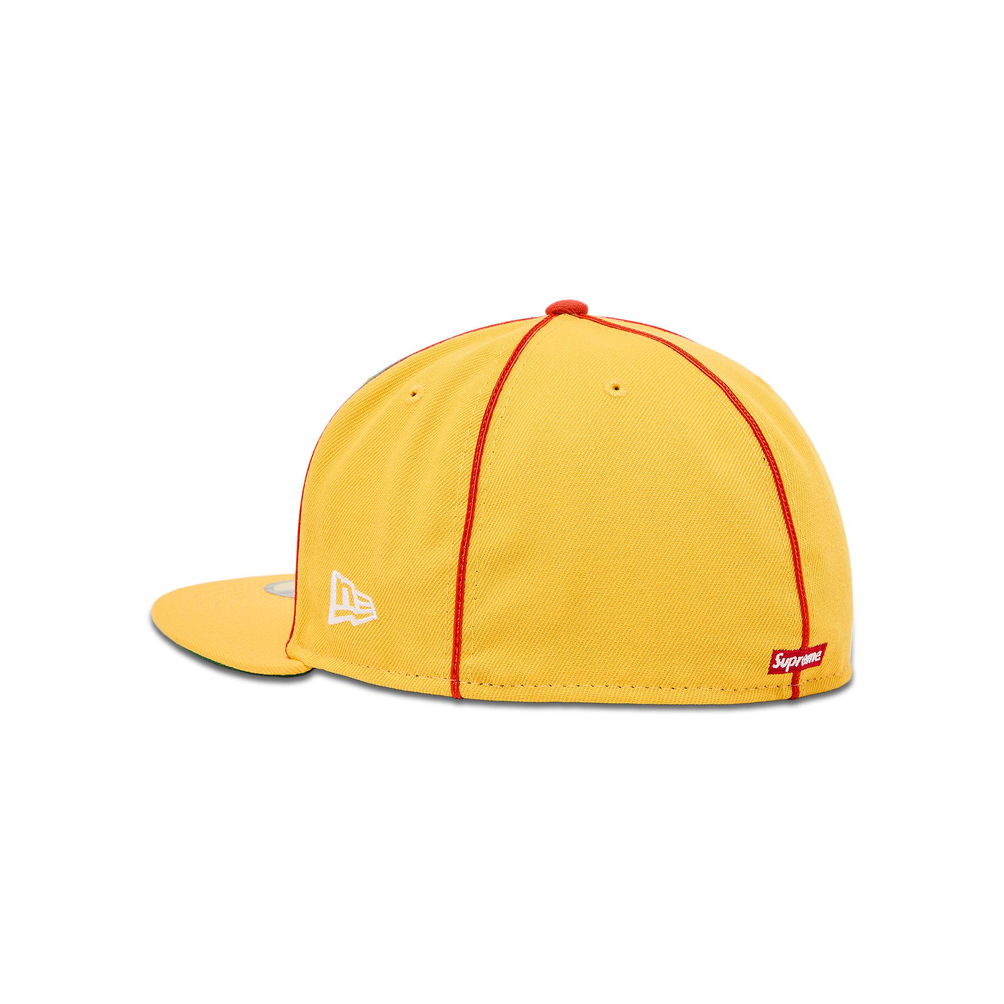 Buy Supreme Piping Script Logo New Era 'Yellow' - SS25H17