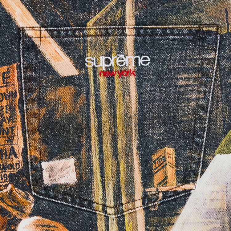 Buy Supreme x Ernie Barnes Baggy Denim Short 