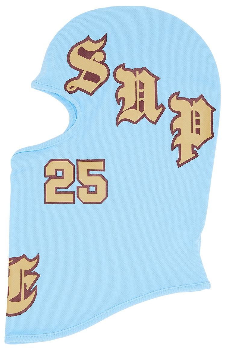 Supreme Old English Lightweight Balaclava Light Blue