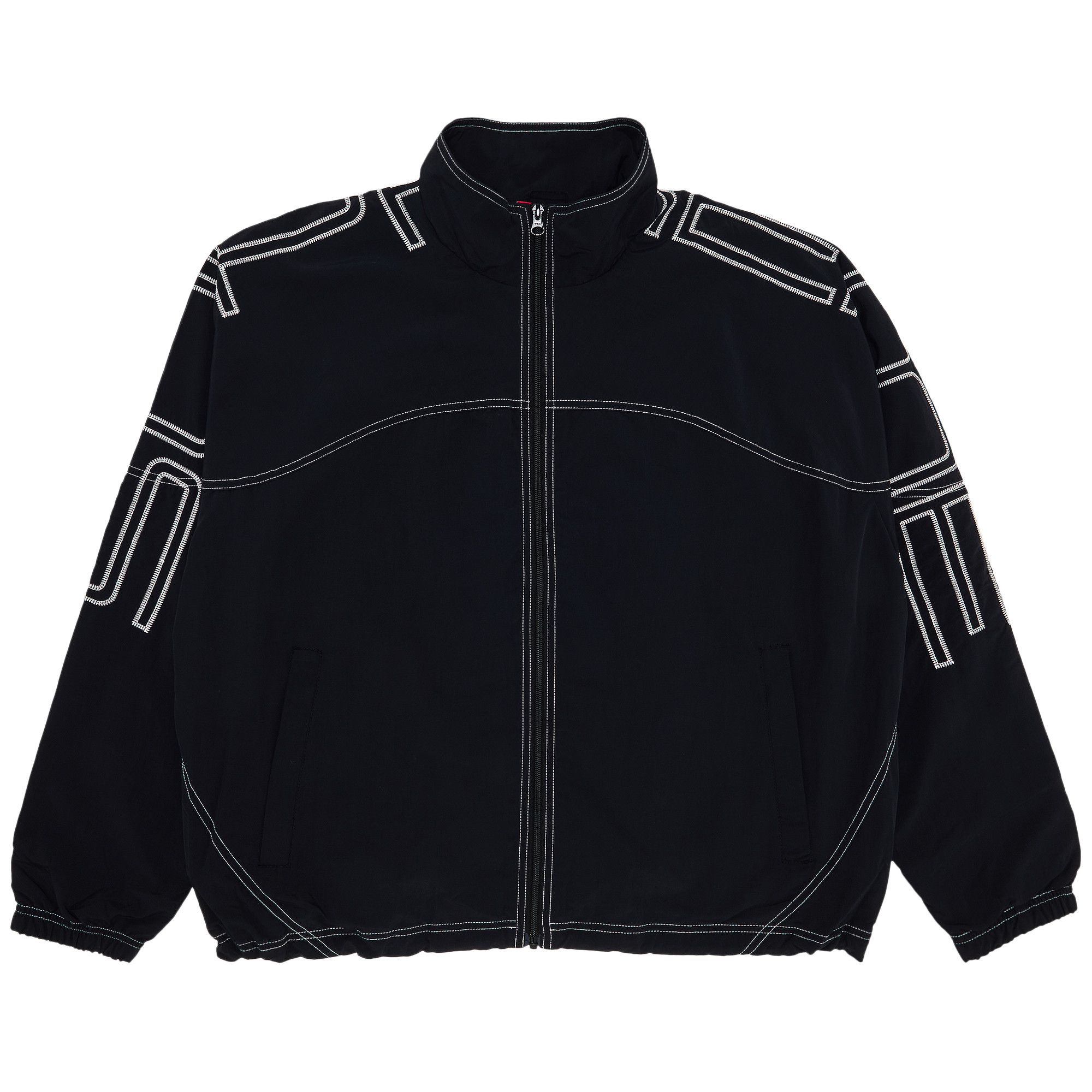 ※KS SUPREME ハーフジップジャージ ブラック 総柄 サイズM KS SUPREME ハーフジップジャージ ブラック 総柄 サイズM