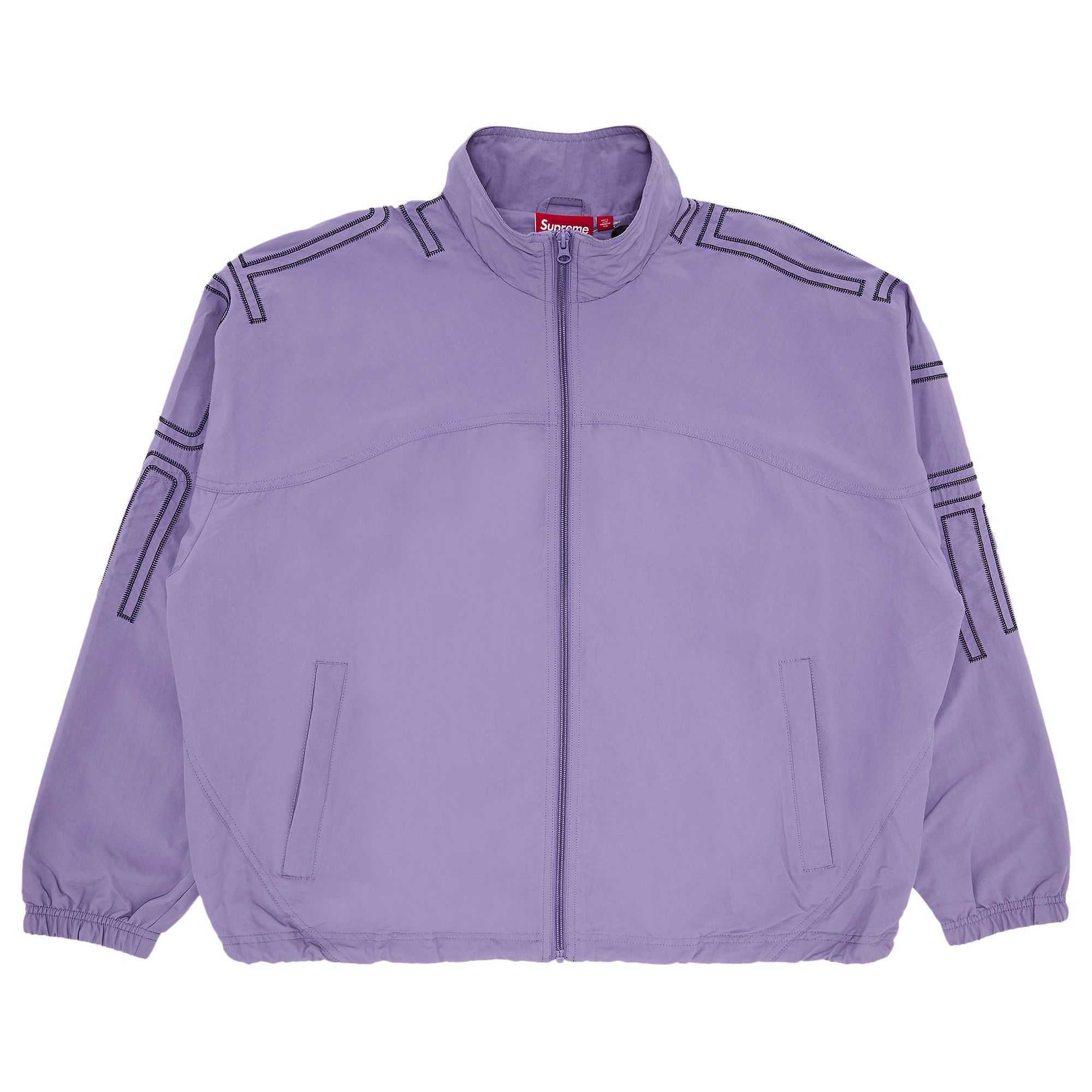 SUPREME Spillout Embroideredセットアップ価格 Buy Supreme Spellout Embroidered Track Jacket 'Dusty Purple