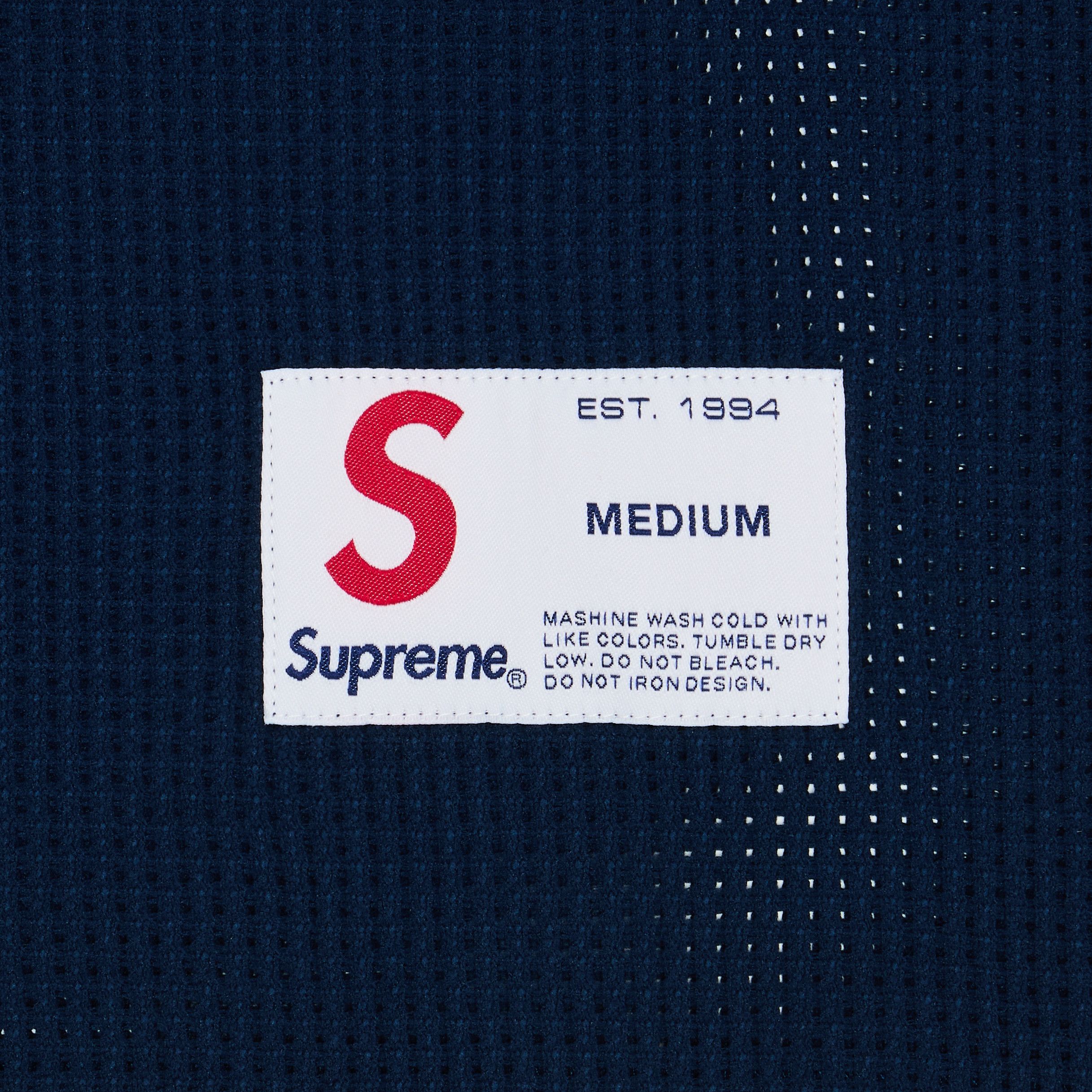 Buy Supreme Polartec Mesh Long-Sleeve Football Top 'Navy