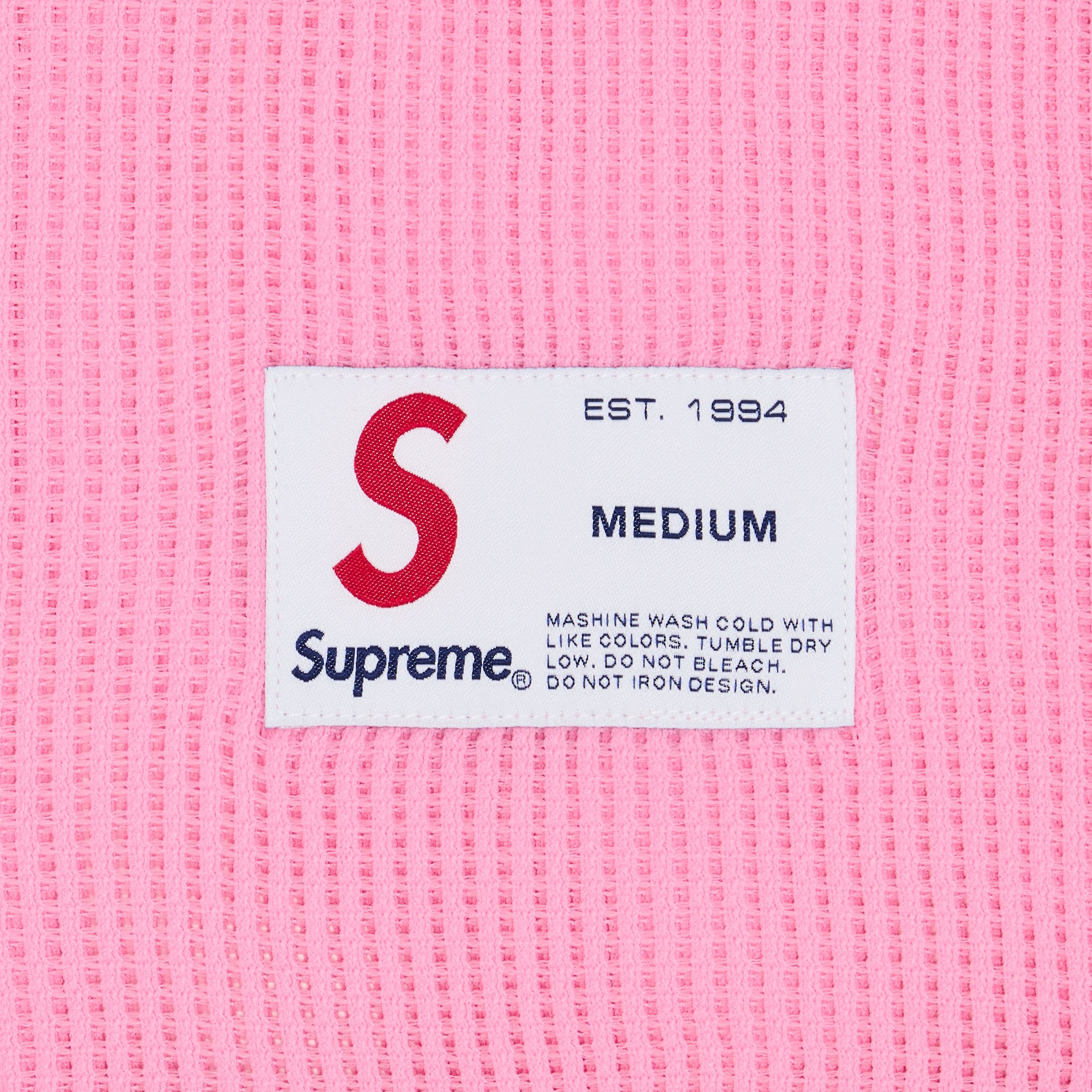 【SUPREME】 Polartec Mesh L/S Football Top Pink Spring/Summer 2025 Preview – Supreme