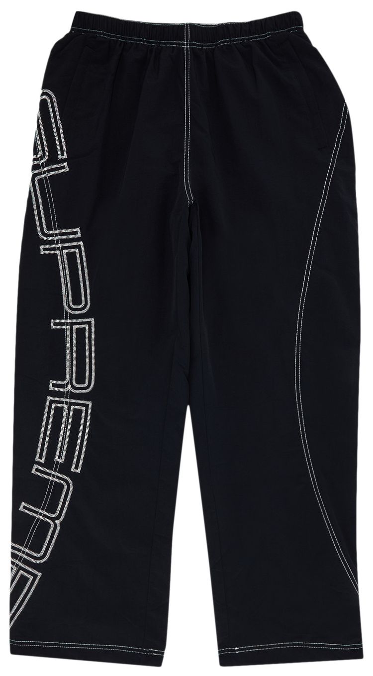 Supreme Spellout Embroidered Track Pant Black