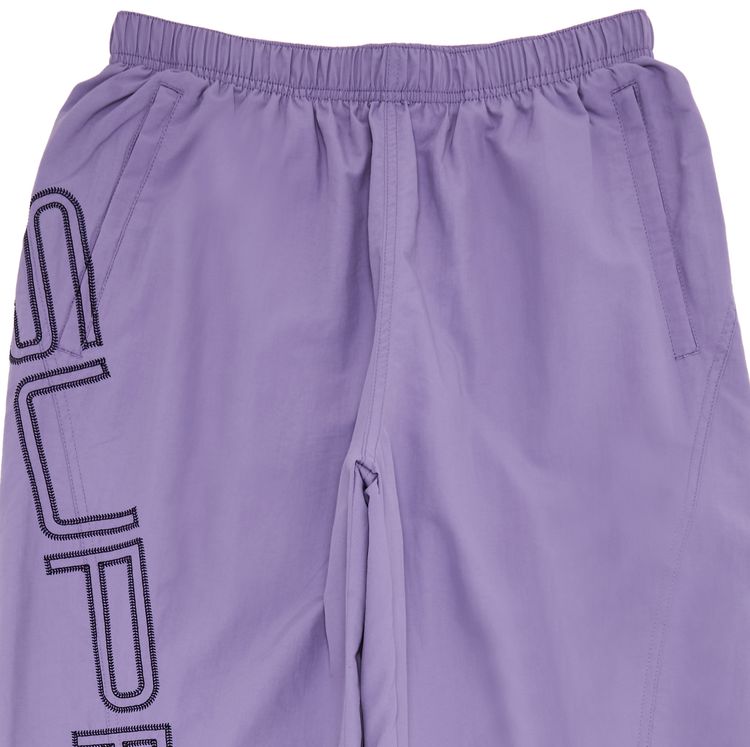 Supreme Spellout Embroidered Track Pant Dusty Purple