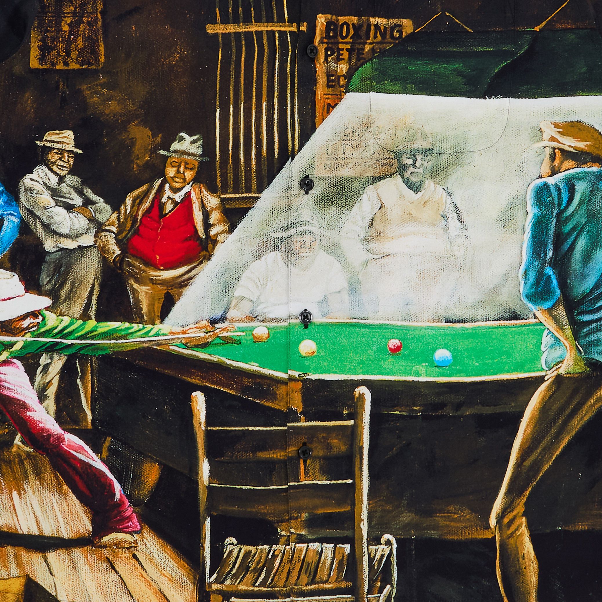 Buy Supreme x Ernie Barnes Short-Sleeve Shirt 'Pool Hall