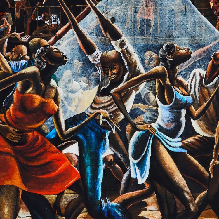 Supreme x Ernie Barnes Short Sleeve Shirt Dance