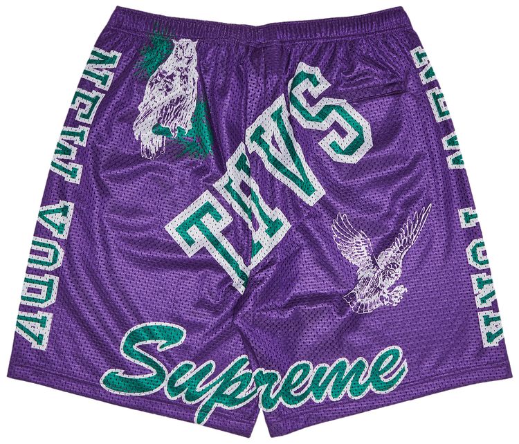 Supreme Varsity Mesh Short Purple