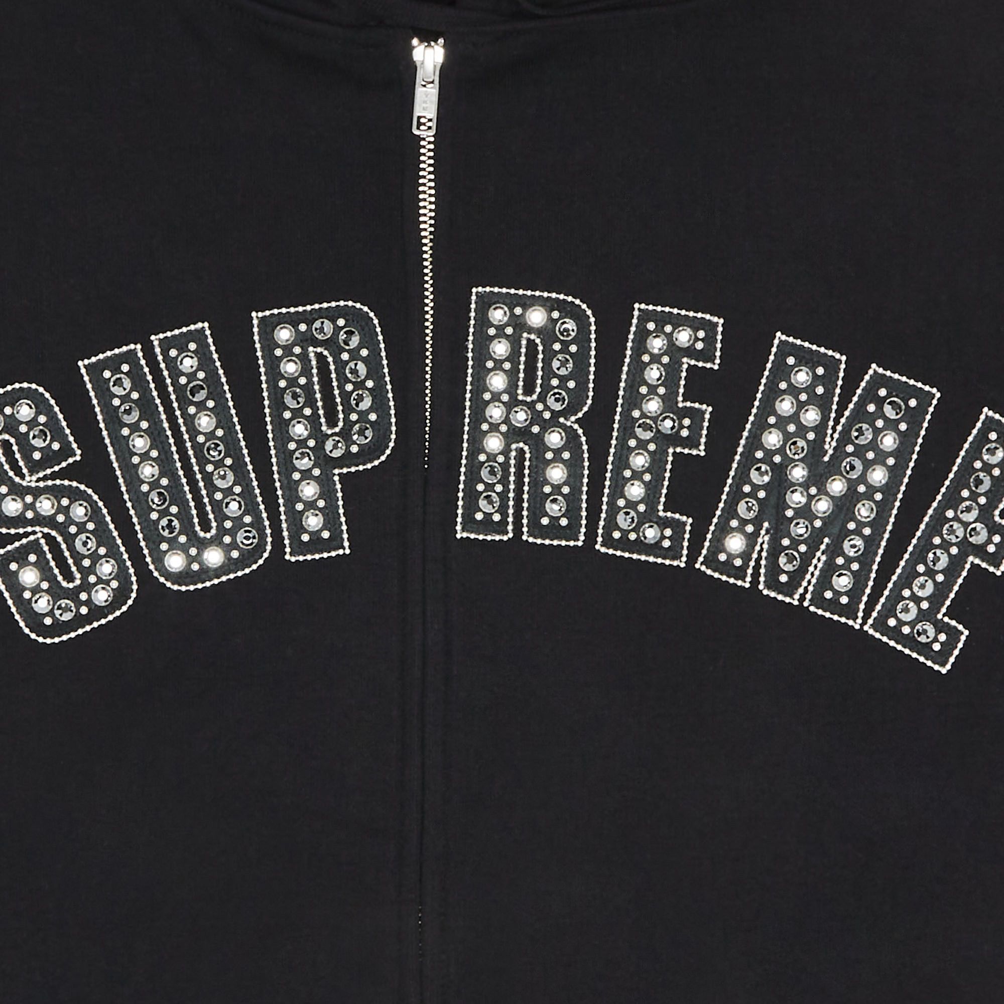 Buy Supreme x B.B. Simon Zip Up Hooded Sweatshirt 'Black