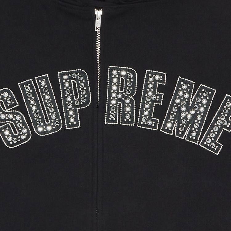 Supreme x BB Simon Zip Up Hooded Sweatshirt Black
