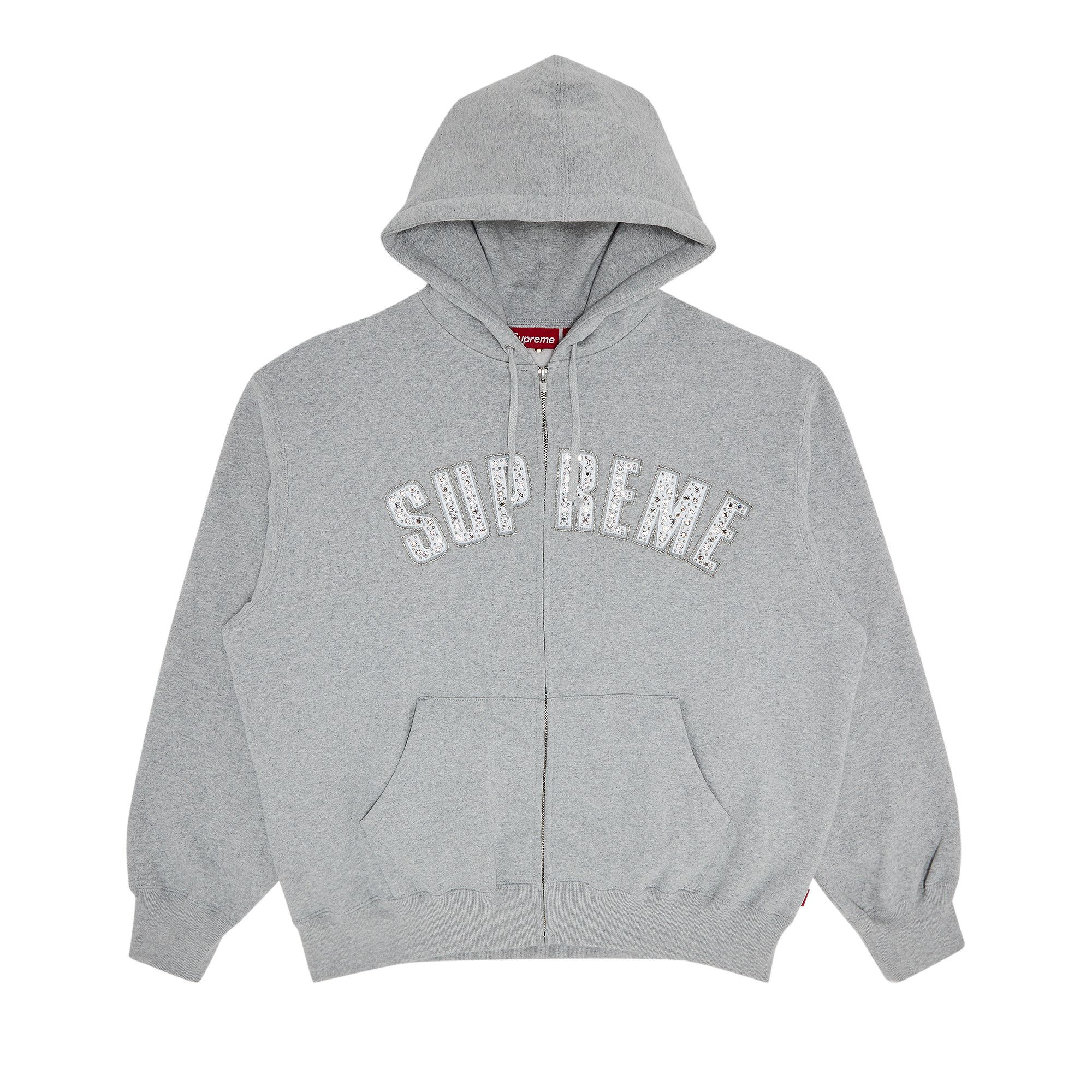 Buy Supreme x B.B. Simon Zip Up Hooded Sweatshirt 'Heather