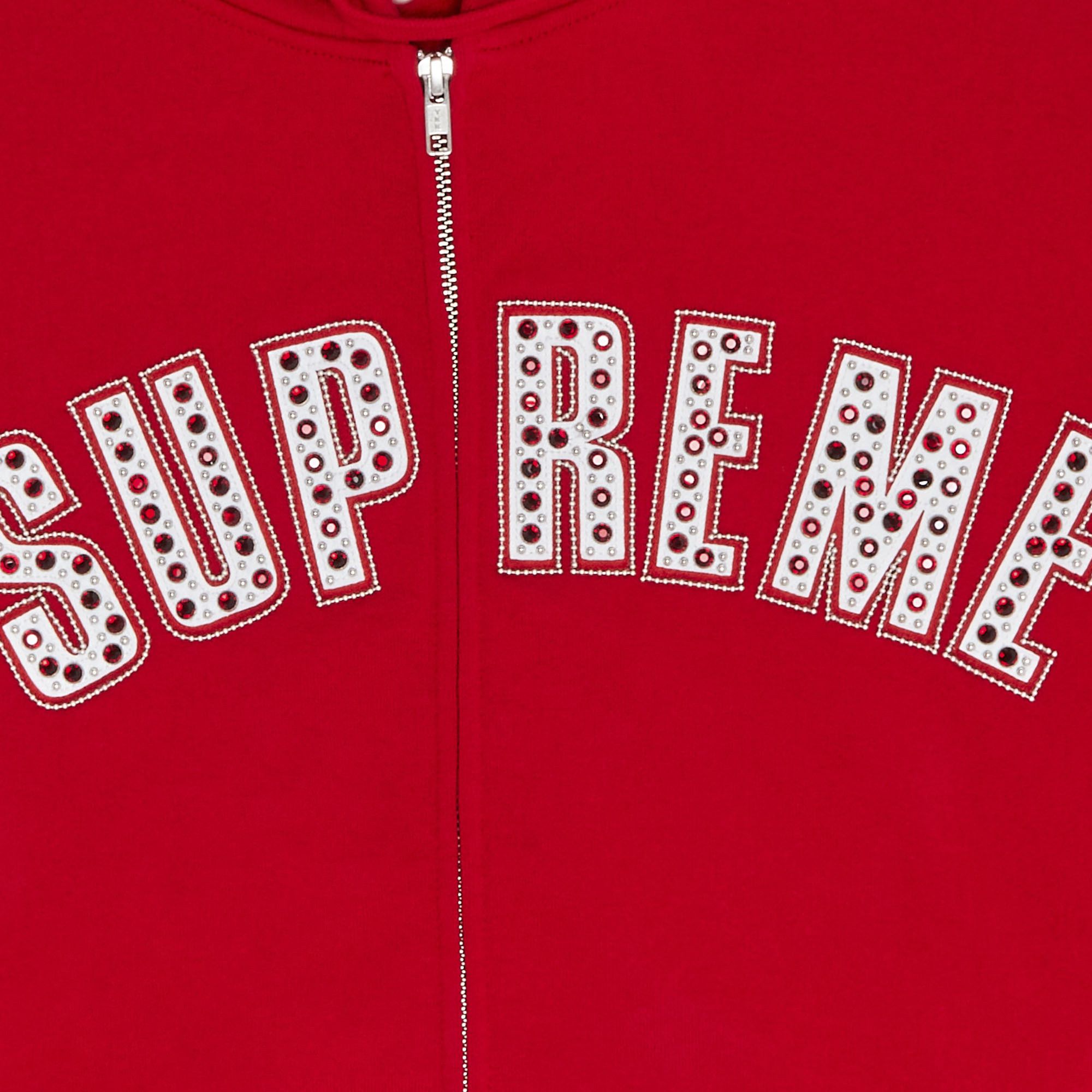 【Supreme x B.B. Simon】Zip Up Hooded Sweatshirt Red 25SS Buy Supreme x B.B. Simon Zip Up Hooded Sweatshirt 'Red