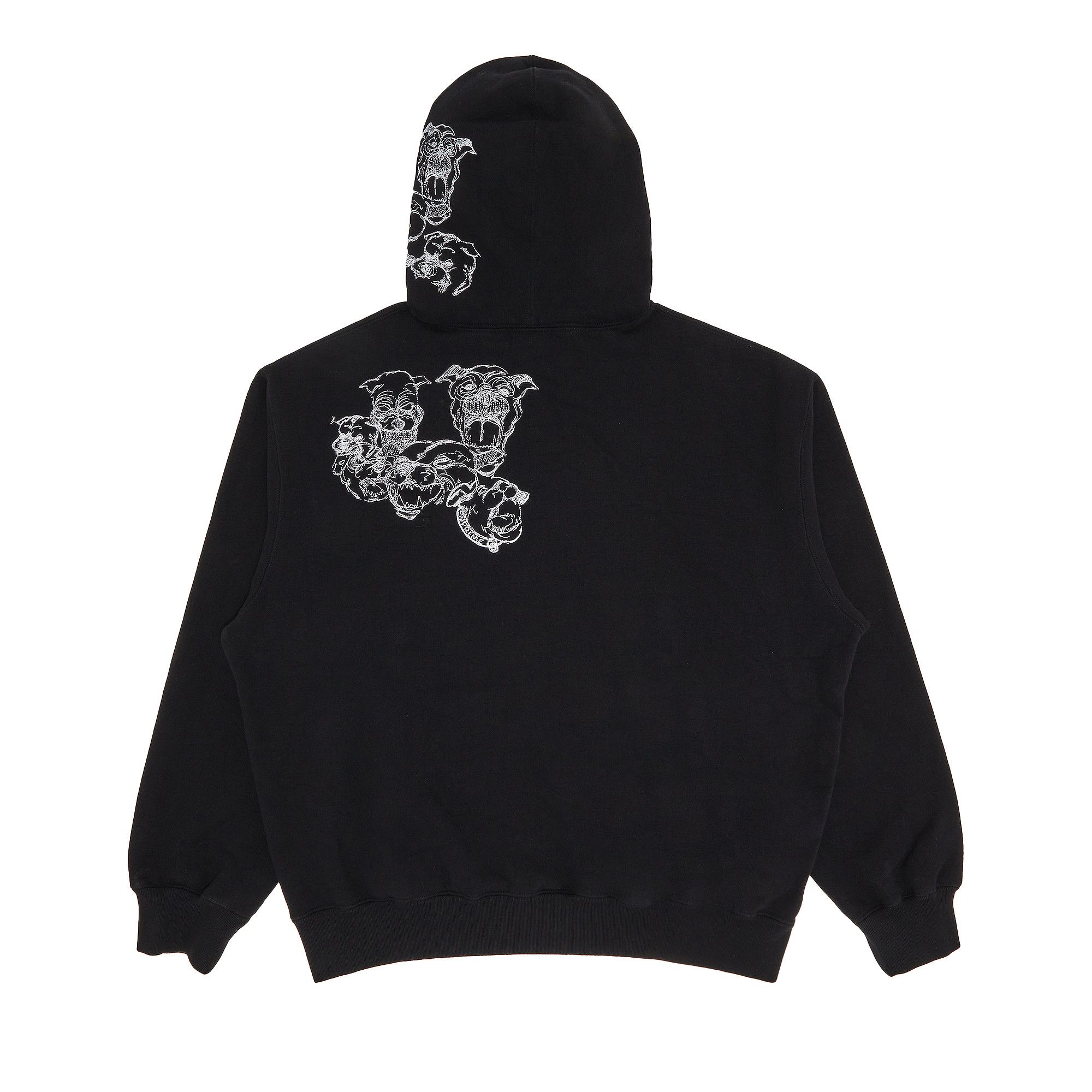 Buy Supreme Pitbulls Embroidered Hooded Sweatshirt 'Black