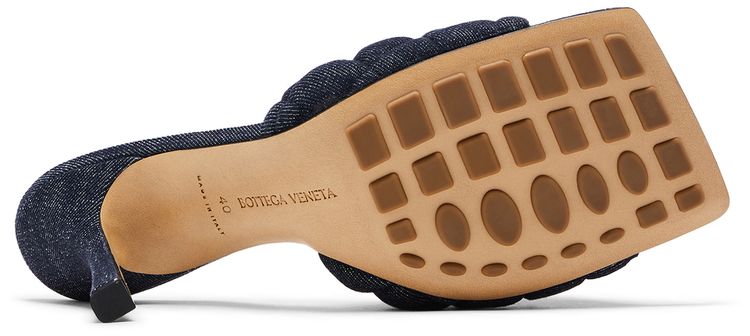 Bottega Veneta Wmns Padded Mule Indigo Denim