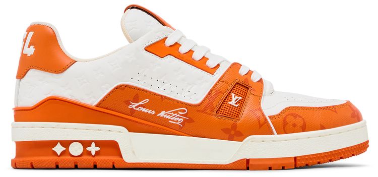Louis Vuitton Trainer Low Orange Monogram