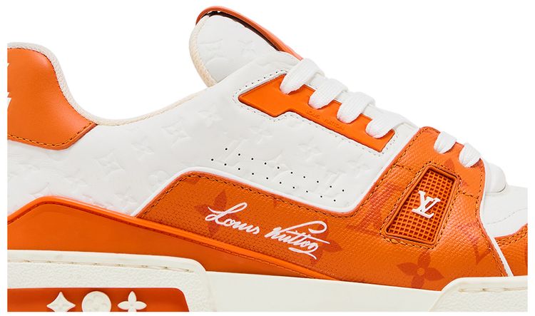 Louis Vuitton Trainer Low Orange Monogram