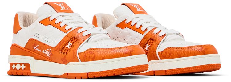 Louis Vuitton Trainer Low Orange Monogram