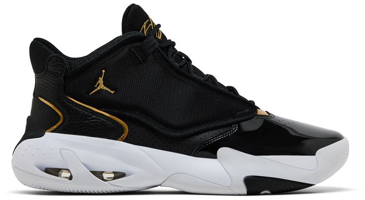 Air Jordan Max Aura 4 Black Metallic Gold