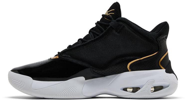 Air Jordan Max Aura 4 Black Metallic Gold