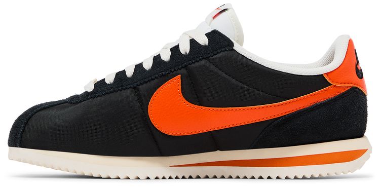 Nike Cortez TXT Black Safety Orange