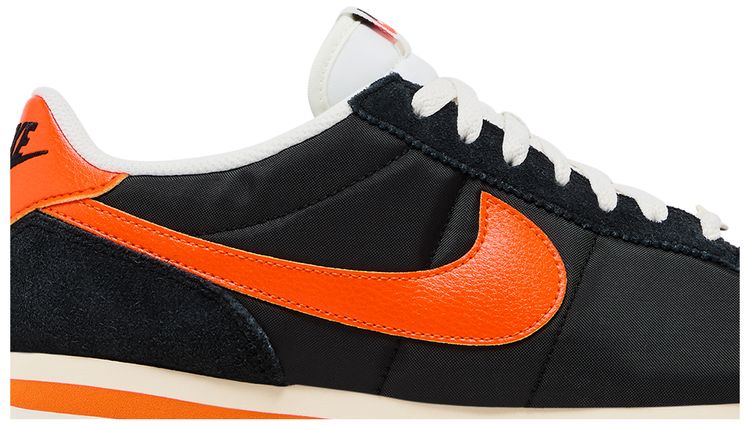 Nike Cortez TXT Black Safety Orange