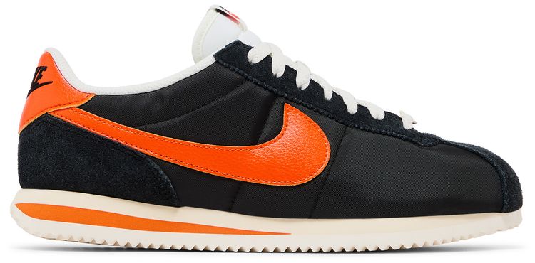 Nike Cortez TXT Black Safety Orange