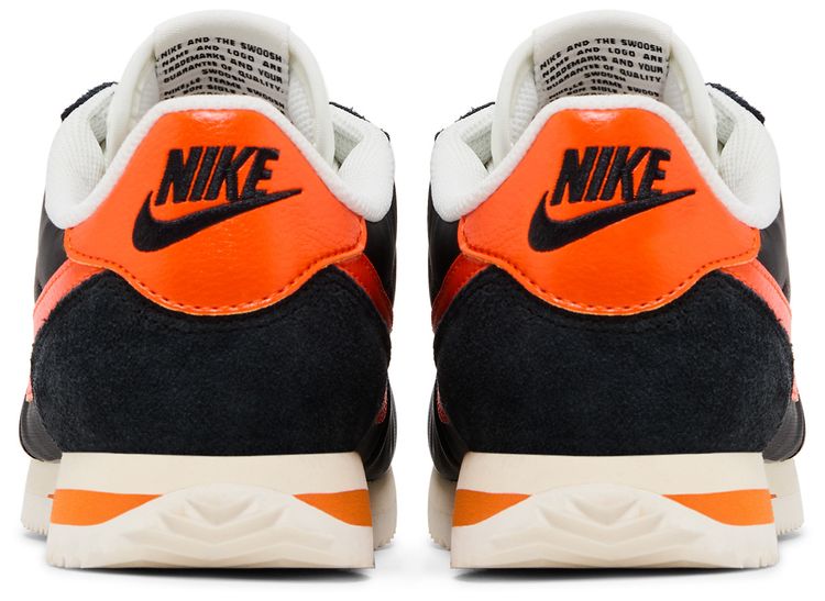 Nike Cortez TXT Black Safety Orange