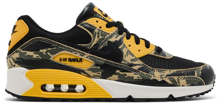 Nike Air Max 90 Premium Camo Pack   University Gold