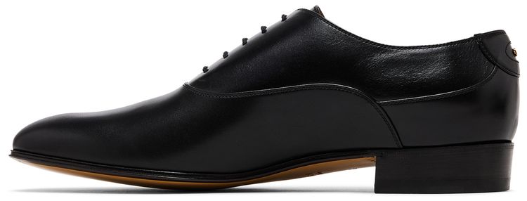 Gucci Lace up Shoe Double G   Black