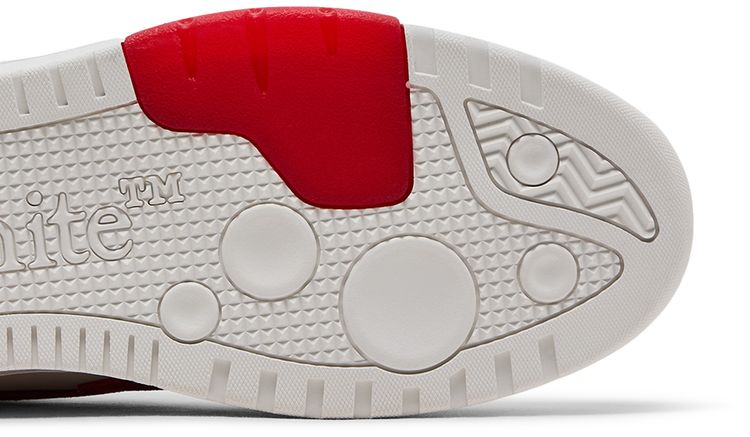 Off White Out of Office Brick Red White