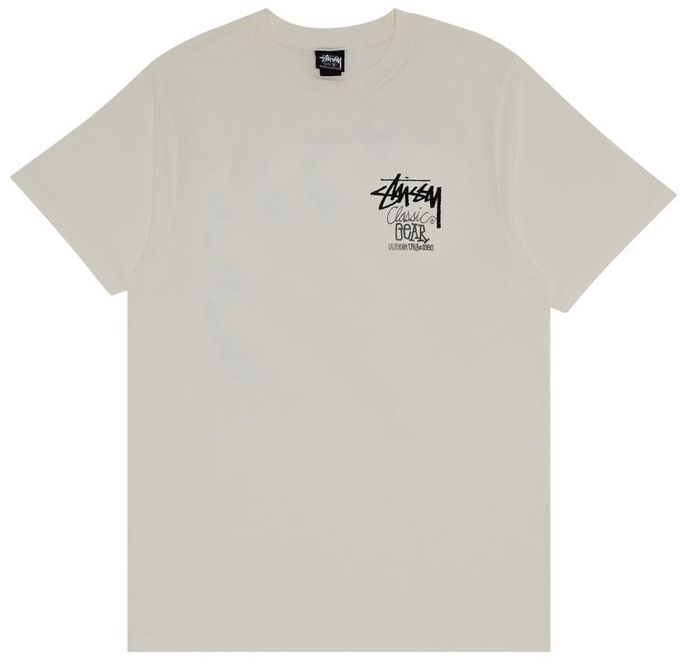 Stussy Classic Gear Tee Pigment Dyed Natural
