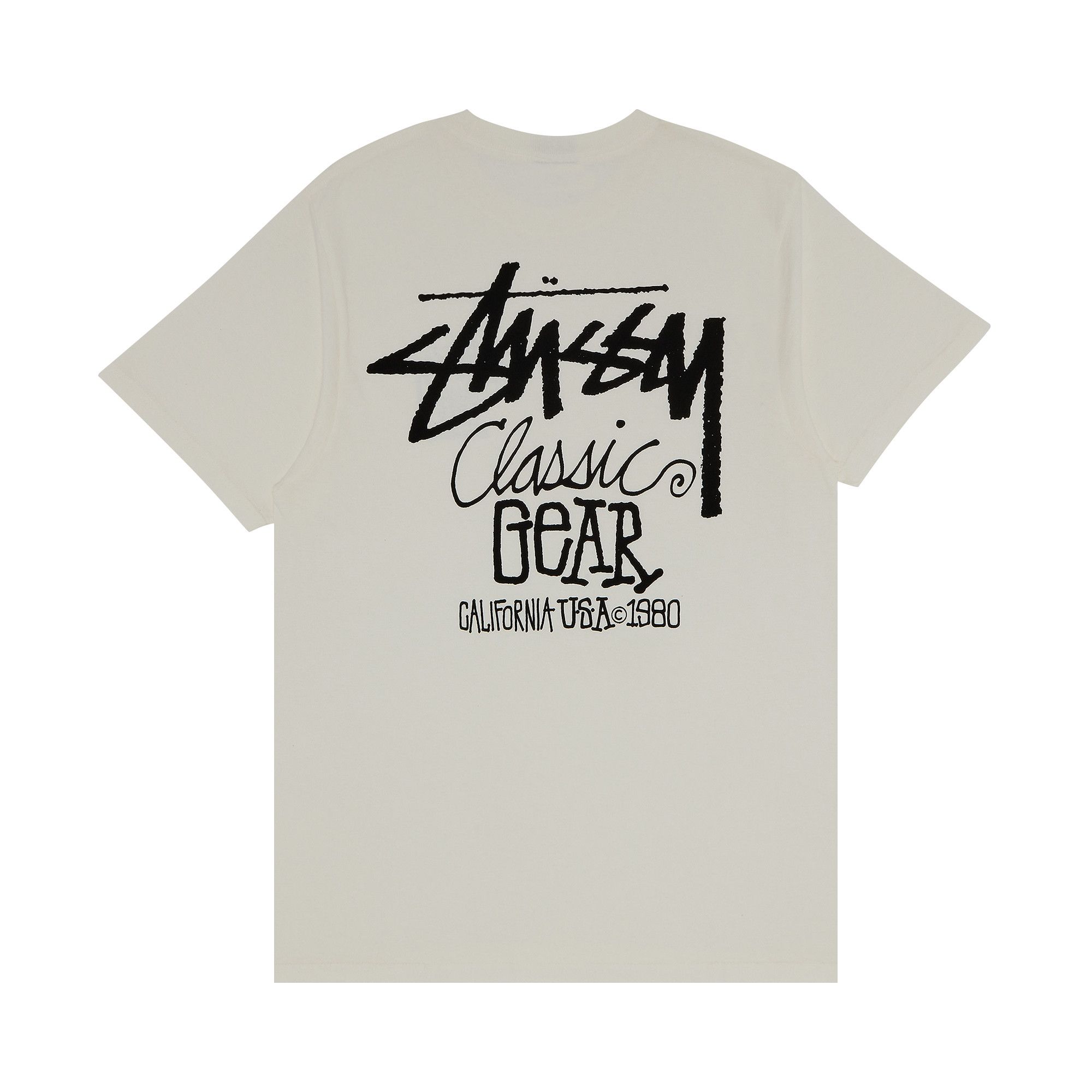 ★Stussy Pigment Dyed Classic Gear T-shirt Natural★ Classic Gear Pig. Dyed Tee Natural – Complex Clothing Inc.