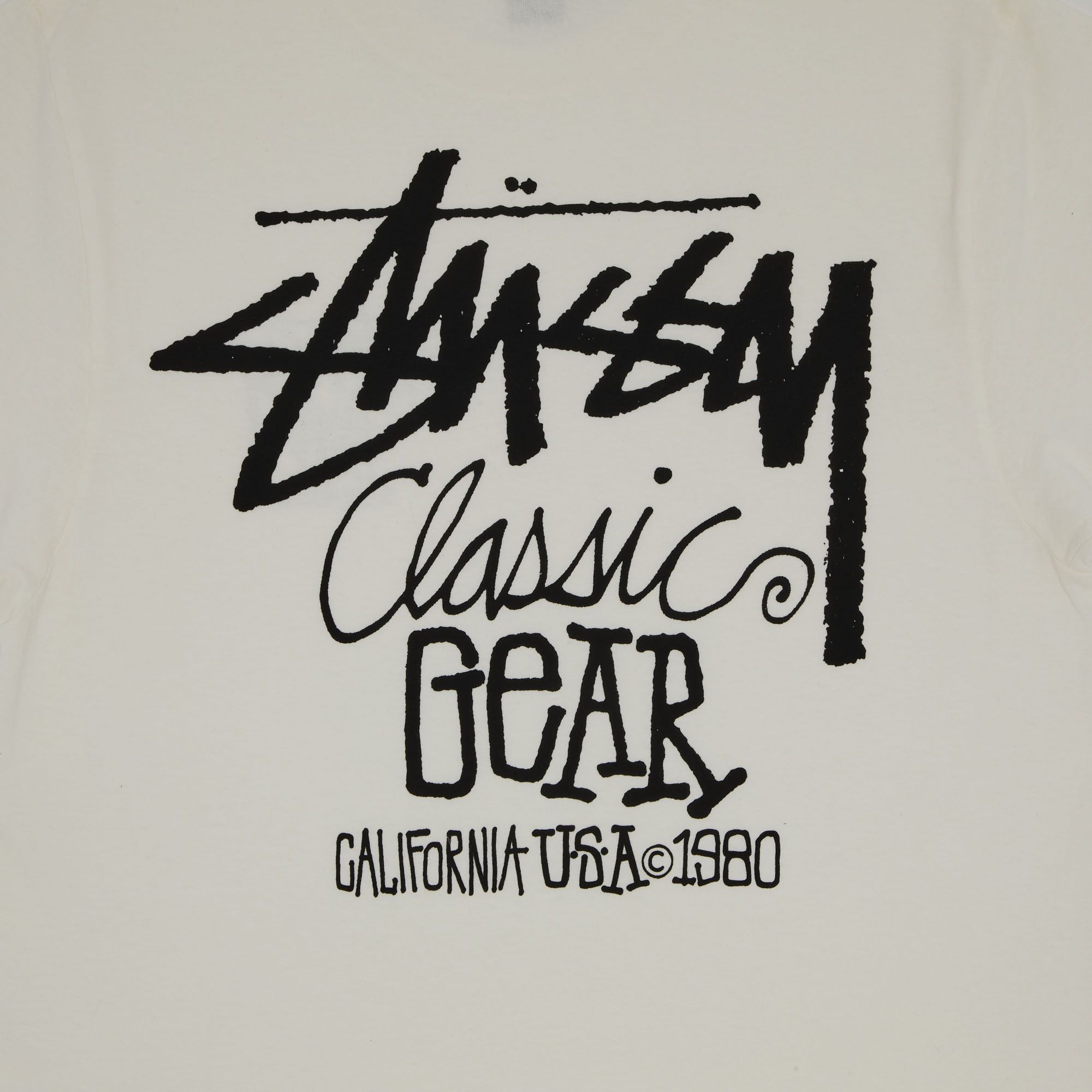 ★関税込★Stussy★CLASSIC GEAR TEE PIGMENT DYED★NATURAL★ Stussy Classic Gear Pigment Dyed Tee - Natural – Goodhood