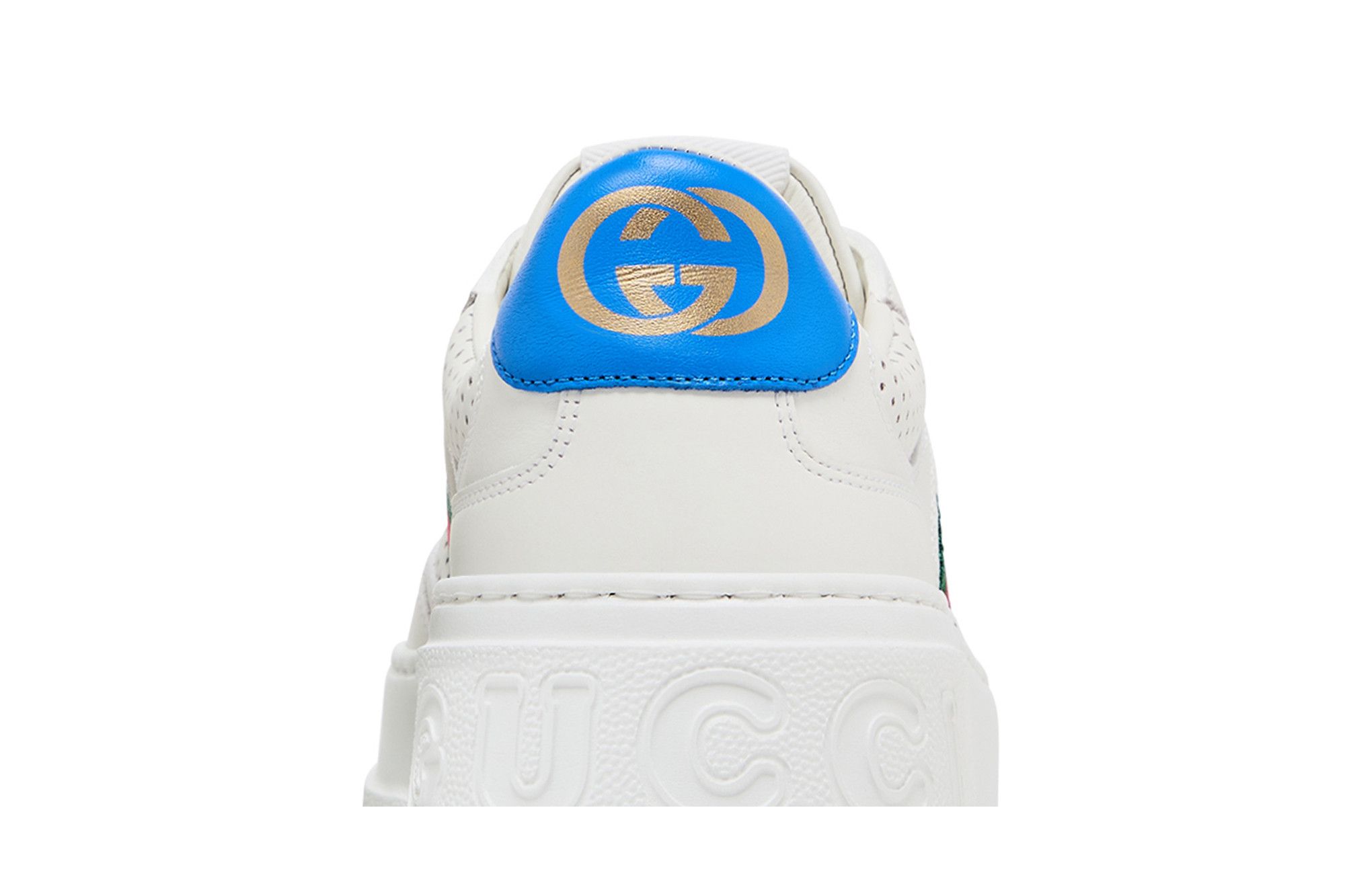 Buy Gucci Wmns Chunky GG Web Sneaker 'White Blue' - 670415