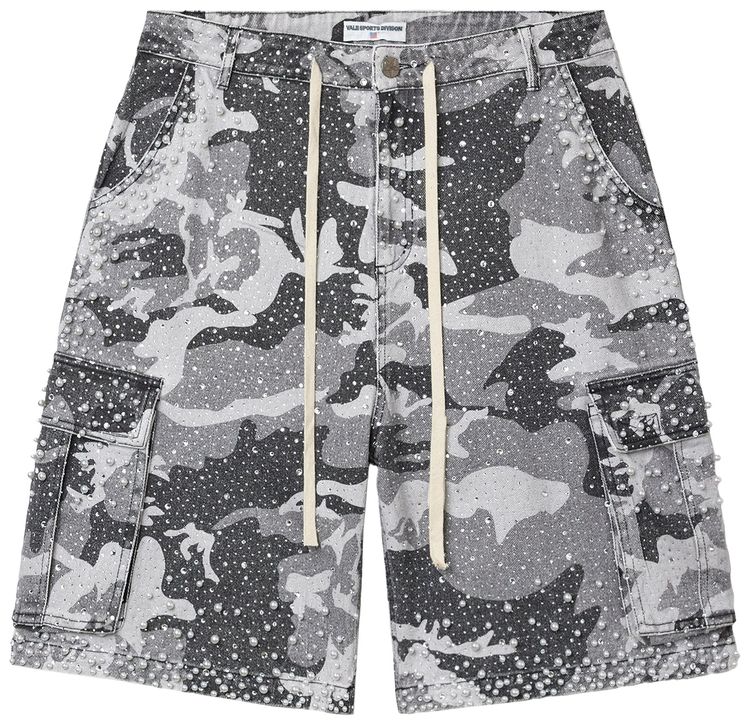 Vale Forever Winter Soulja Camo Jorts White