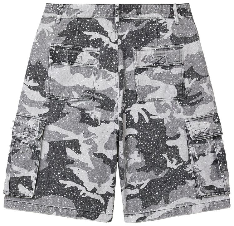 Vale Forever Winter Soulja Camo Jorts White