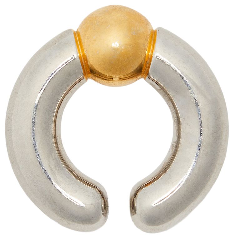 Jean Paul Gaultier Tube Ear Cuff Silver