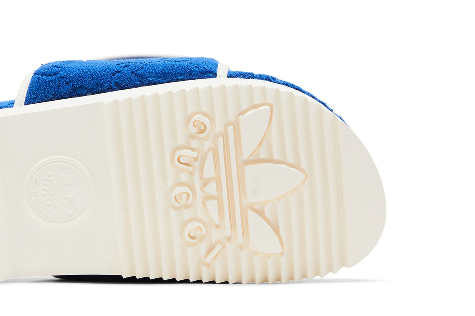 Buy Adidas x Gucci GG Platform Sandal 'Blue Cotton Sponge