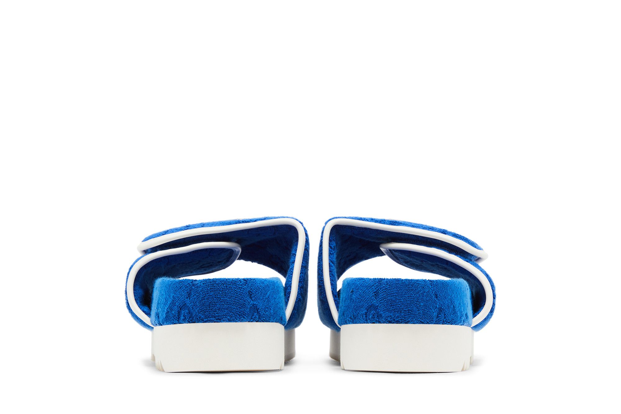 Buy Adidas x Gucci GG Platform Sandal 'Blue Cotton Sponge