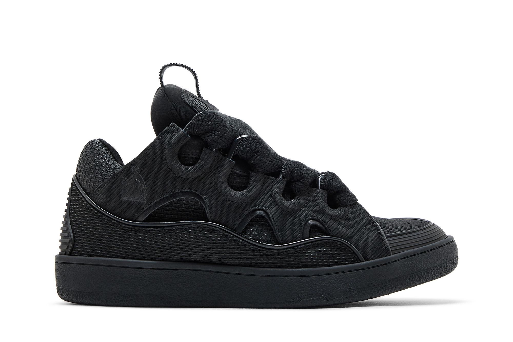 Buy Lanvin Curb Sneakers 'Metallic Effect - Black' - FM