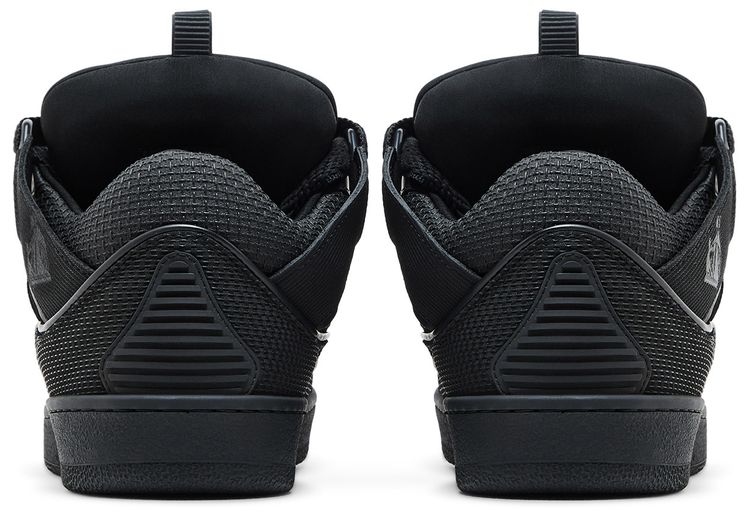 Lanvin Curb Sneakers Metallic Effect   Black