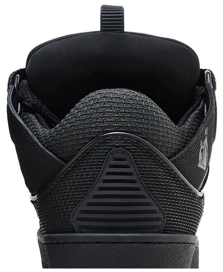 Lanvin Curb Sneakers Metallic Effect   Black