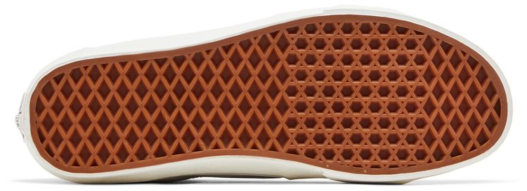 Vans Sk8 Hi Vintage Leather Blanc de Blanc Blue