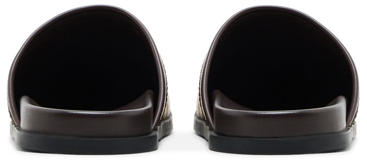 Gucci Mule Horsebit   Beige Ebony