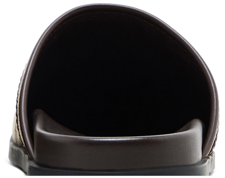 Gucci Mule Horsebit   Beige Ebony