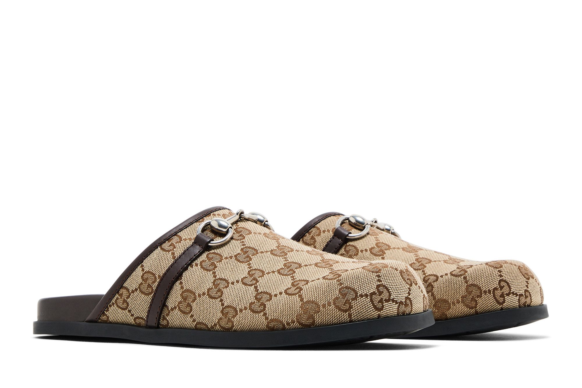 Buy Gucci Mule 'Horsebit - Beige Ebony' - 786486 FADFO 9744