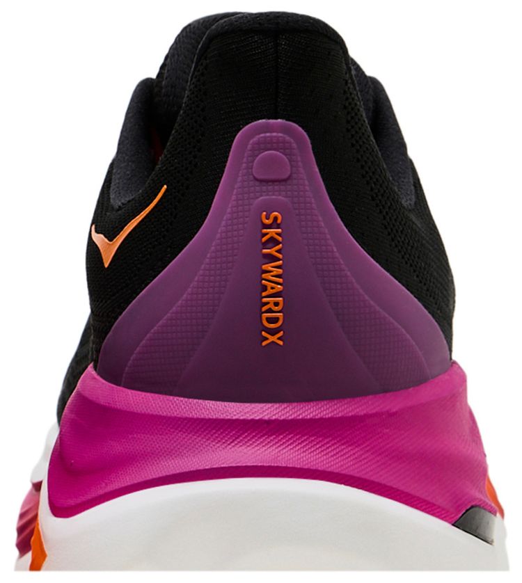 HOKA Skyward X Black Electric Aqua