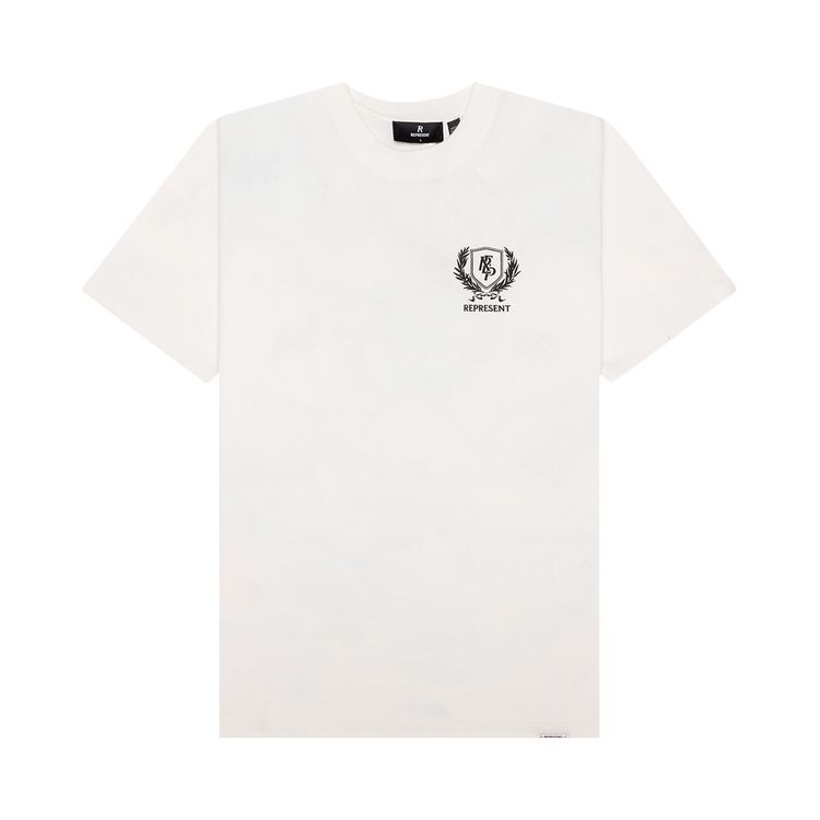Represent Clo Crest T Shirt Flat White
