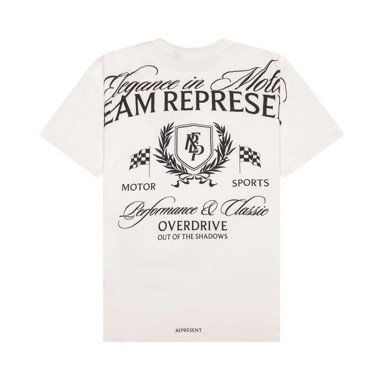 Represent Clo Crest T Shirt Flat White